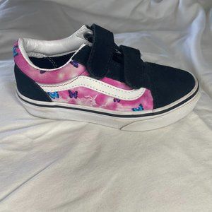 Girls Old Skool Butterfly Vans Size 11.5